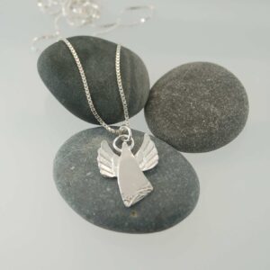 Ängel, berlock i silver